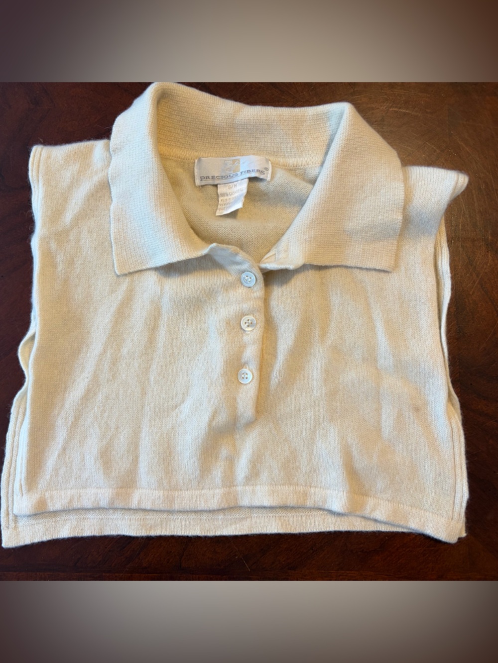 Cream Cashmere Dickie